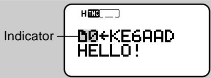 KENWOOD TH-D7A - RECEIVING A MESSAGE - 1