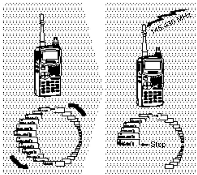 KENWOOD TH-D7A - Press [OK]. - 2