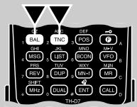 KENWOOD TH-D7E - PROGRAMMING A CALL SIGN - 1