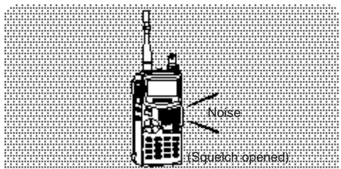 KENWOOD TH-D7E - ADJUSTING SQUELCH - 1