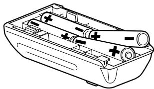 KENWOOD TH-D7E - INSTALLING ALKALINE BATTERIES - 2