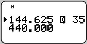 KENWOOD TH-D7E - Memory Recall mode - 2