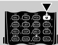 KENWOOD TH-D7E - Function Select mode - 1