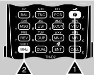 KENWOOD TH-D7E - Selecting Offset Direction - 1