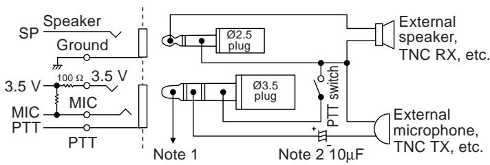 KENWOOD TH-D7E - CONNECTING OTHER EXTERNAL EQUIPMENT - 1