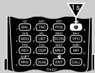 KENWOOD TH-D7E - TRANSCEIVER LOCK - 1