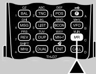 KENWOOD TH-D7E - Memory Recall mode - 1