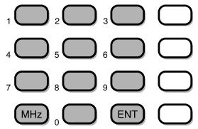 KENWOOD TH-D7E - KEYPAD DIRECT ENTRY - 1