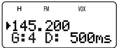 KENWOOD TH-F7E - VOX (VOICE-OPERATED TRANSMIT) - 1