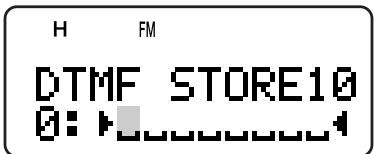 KENWOOD TH-F7E - STORING A DTMF NUMBER IN MEMORY - 2