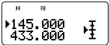 KENWOOD TH-F7E - Press [BAL]. - 1