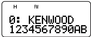 KENWOOD TH-F7E - DTMF FUNCTIONS - 2