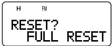KENWOOD TH-F7E - PERFORMING RESET - 1