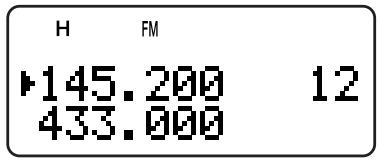 KENWOOD TH-F7E - Press [MR]. - 1