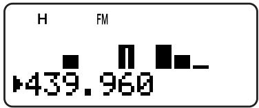 KENWOOD TH-F7E - USING VISUAL SCAN (VFO) - 1