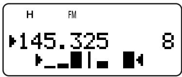 KENWOOD TH-F7E - USING VISUAL SCAN (MEMORY CHANNEL) - 1