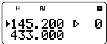 KENWOOD TH-F7E - STORING SIMPLEX FREQUENCIES OR STANDARD REPEATER FREQUENCIES - 1