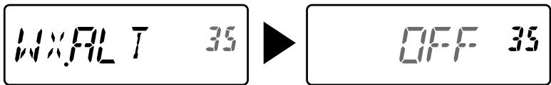KENWOOD TH-K20 - WEATHER ALERT ON/ OFF - 1