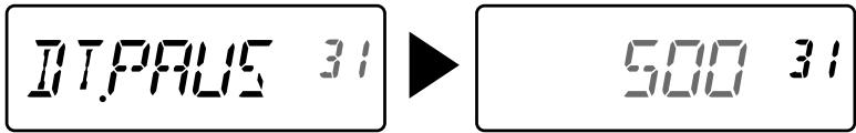 KENWOOD TH-K20 - ADJUSTING THE PAUSE DURATION - 1