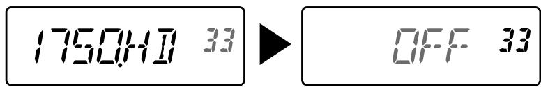 KENWOOD TH-K20 - TRANSMITTING A 1750 Hz TONE - 1