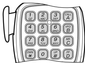 KENWOOD TM-281A - MIC KEYPAD DIRECT ENTRY - 2