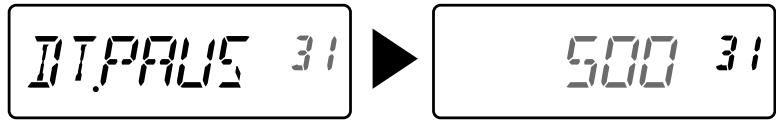 KENWOOD TH-K40 - ADJUSTING THE PAUSE DURATION - 1