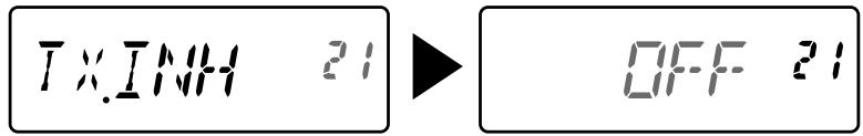 KENWOOD TH-K40 - TX INHIBIT - 1