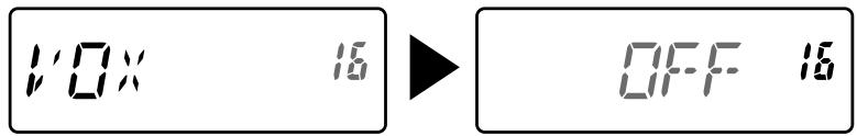 KENWOOD TH-K40 - VOX (VOICE-OPERATED TRANSMIT) - 1