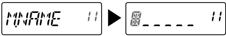KENWOOD TH-K40 - NAMING A MEMORY CHANNEL - 1