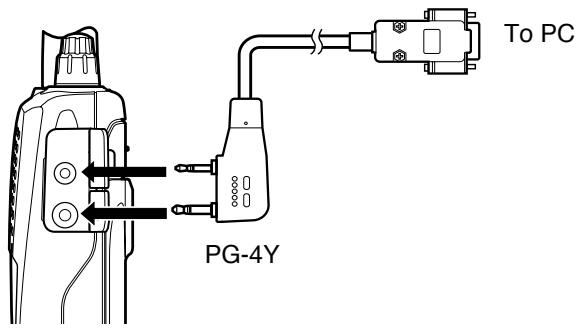 KENWOOD TH-K40 - CONNECTING TO THE PC - 1
