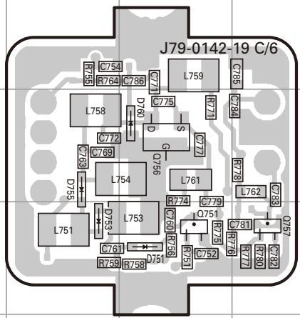 J79-0142-19 C/6 L758 C754 R755 C764 R764 C786 C771 D70 C775 L759 C785 R771 C784 L754 C772 C769 D70 C763 L753 D755 L751 C761 R759 R758 C751 D751 L761 C779 R774 C752 Q751 L762 C783 R778 L752 C781 C780 O757