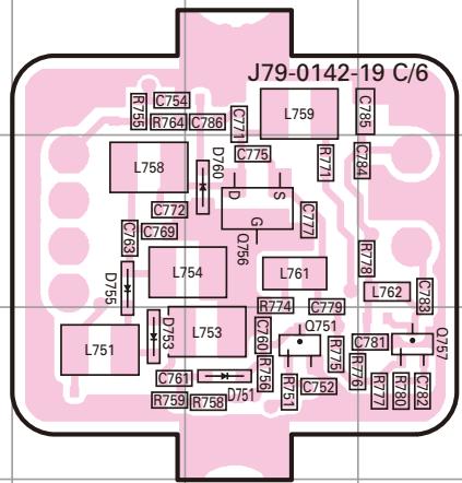 J79-0142-19 C/6 R758 C754 L759 C785 R764 C786 C771 D760 C775 S C772 C769 D755 L758 C763 L754 C760 L753 D763 C761 R759 R758 D751 L751 C752 C751 R774 C779 Q751 R775 C781 C782 R770 C783 L762 C781 R781 C780 O757