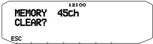 12:00 MEMORY 45ch CLEAR? ESC