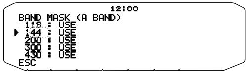 KENWOOD TM-D710GE - MASKING A BAND - 1