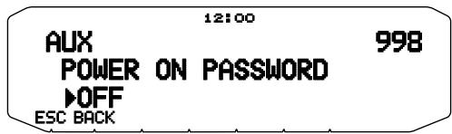 KENWOOD TM-D710GE - POWER ON PASSWORD - 1
