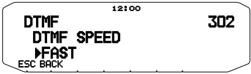 KENWOOD TM-D710GE - Selecting a Transmit Speed - 1