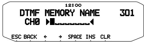 KENWOOD TM-D710GE - Storing a DTMF Code in Memory - 2