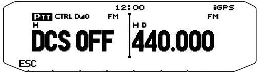 KENWOOD TM-D710GE - Selecting a Cross Tone mode - 1