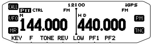 KENWOOD TM-D710GE - SELECTING AN OUTPUT POWER - 1