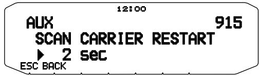 KENWOOD TM-D710GE - Carrier-Operated Resume Time - 1