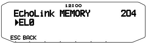 KENWOOD TM-D710GE - STORING EchoLink MEMORY - 1