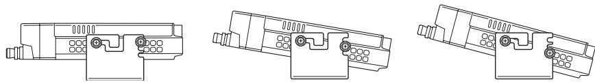 KENWOOD TM-V71E - Position the transceiver, then insert and tighten the supplied hexagon SEMS screws and flat washers (4 of each are supplied, 2 for each side of the bracket). - 2