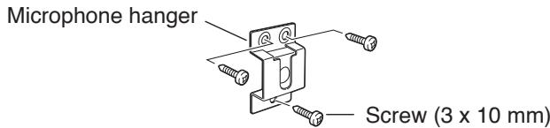 Microphone hanger Screw (3 x 10 mm)