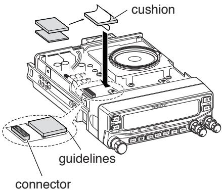 cushion guidelines connector