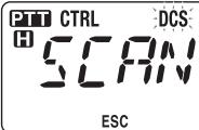 PTT CTRL DCS H SCAN ESC