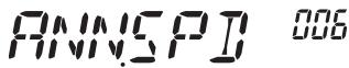 KENWOOD TM-V71E - ■ Voice Announcement Speed - 1