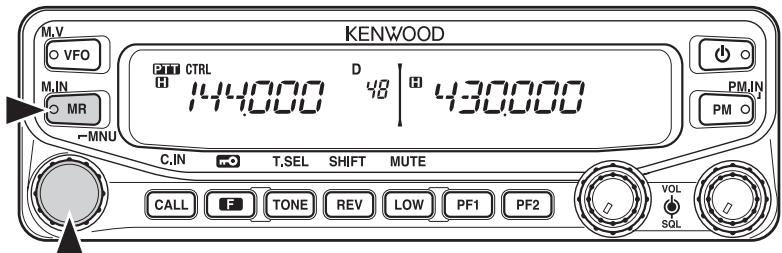 M.V VFO M.IN MR -MNU KENWOOD 144000 D 48 | 430000 C.IN M O T.SEL SHIFT MUTE CALL F TONE REV LOW PF1 PF2 VOL SQL