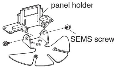 panel holder SEMS screw