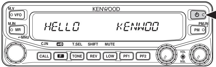 M.V VFO M.IN MR -MNU KENWOOD HELLO KENWOOD PM.IN PM C.IN T.SEL SHIFT MUTE CALL F TONE REV LOW PF1 PF2 VOL SQL