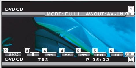 KENWOOD KVT-725DVD - Displaying the Easy Control Panel - 3